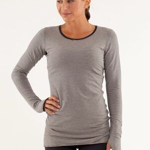 lululemon athletica Reversible Women’s Long Sleeve Micro-Stripe Crew